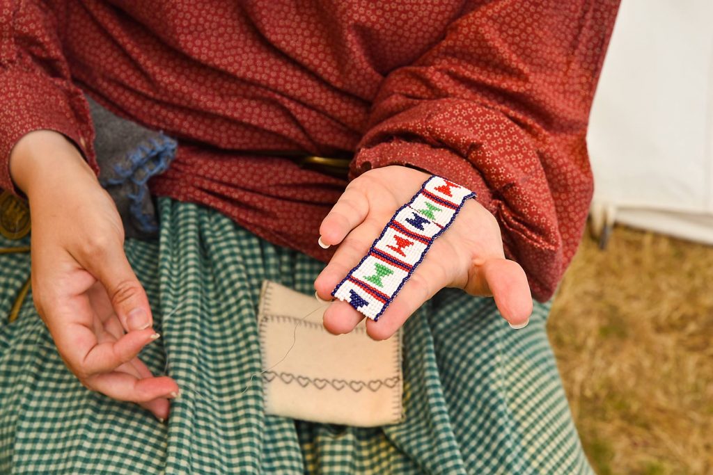 Butterfly off-loom beadwork