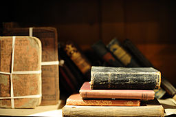 Pile of old books